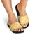 Yellow Palaka Quilt Hawaii Slide Sandals Traditional Hawaii-plaid Pattern - Polynesian Pride