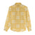 Yellow Palaka Quilt Hawaii Women Casual Shirt Traditional Hawaii-plaid Pattern - Polynesian Pride