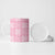 Pink Palaka Quilt Hawaii Ceramic Mug Traditional Hawaii-plaid Pattern - Polynesian Pride