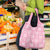Pink Palaka Quilt Hawaii Grocery Bag Traditional Hawaii-plaid Pattern - Polynesian Pride
