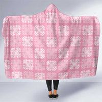Pink Palaka Quilt Hawaii Hooded Blanket Traditional Hawaii-plaid Pattern - Polynesian Pride