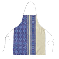 Mabuhay Philippines Festival Apron Yakan Modern Filipiniana Inspired LT14 Blue - Polynesian Pride