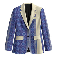 Mabuhay Philippines Festival Blazer Yakan Modern Filipiniana Inspired LT14 Unisex Blue - Polynesian Pride