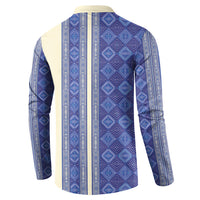 Mabuhay Philippines Festival Button Sweatshirt Yakan Modern Filipiniana Inspired LT14 - Polynesian Pride