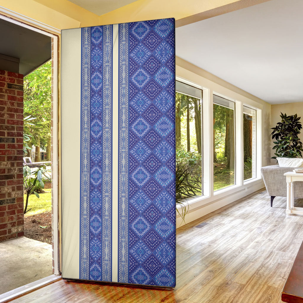 Mabuhay Philippines Festival Door Cover Yakan Modern Filipiniana Inspired LT14 - Polynesian Pride
