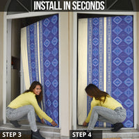 Mabuhay Philippines Festival Door Cover Yakan Modern Filipiniana Inspired LT14 - Polynesian Pride