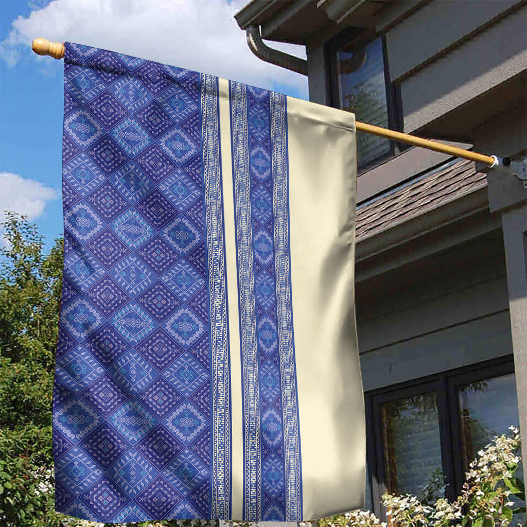 Mabuhay Philippines Festival Garden Flag Yakan Modern Filipiniana Inspired LT14 - Polynesian Pride