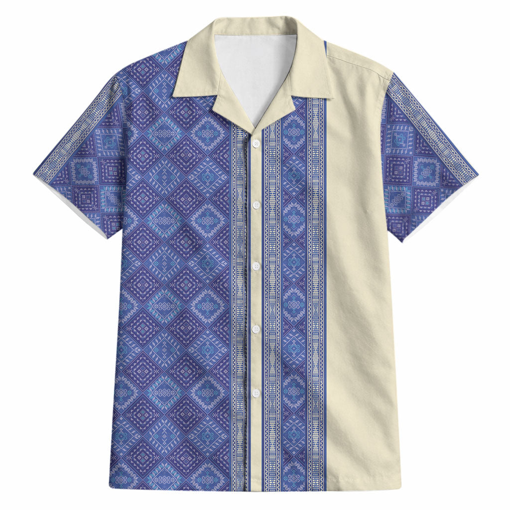 Mabuhay Philippines Festival Hawaiian Shirt Yakan Modern Filipiniana Inspired LT14 Blue - Polynesian Pride