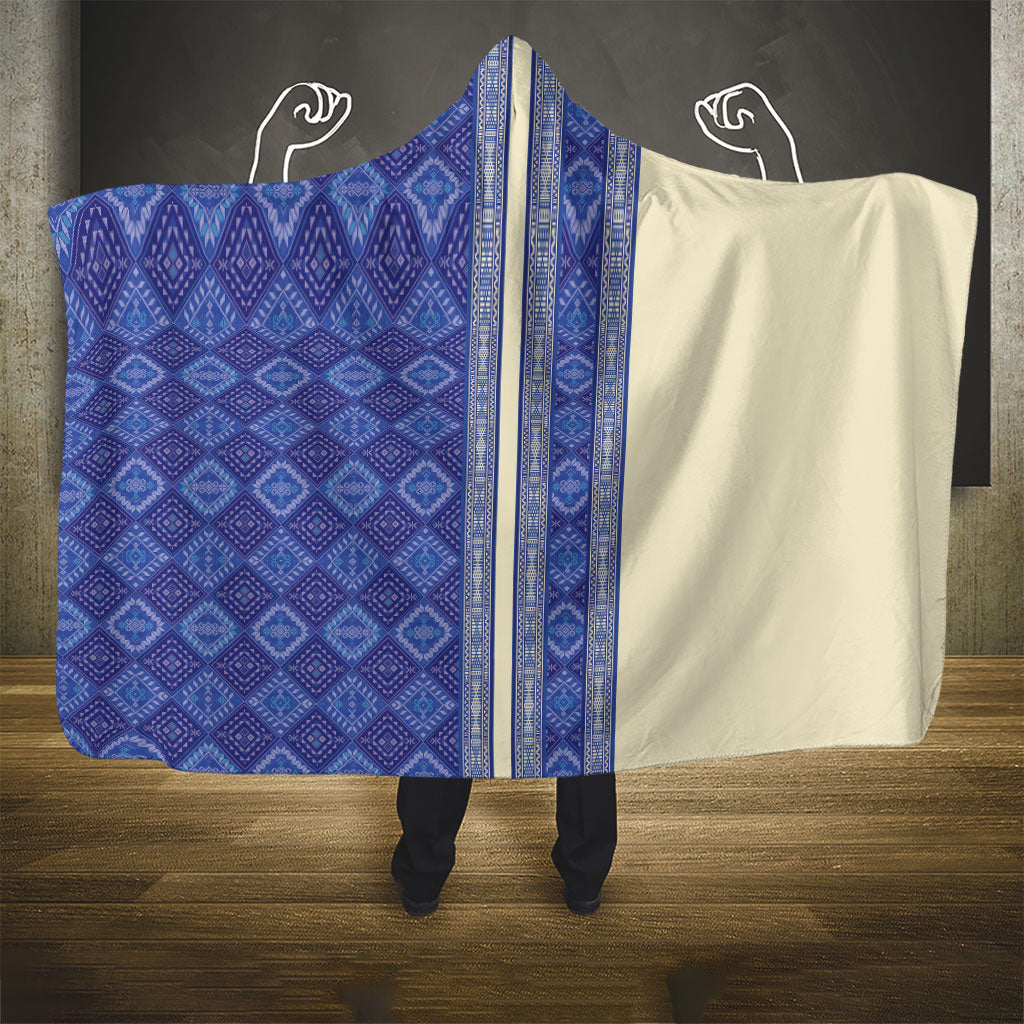 Mabuhay Philippines Festival Hooded Blanket Yakan Modern Filipiniana Inspired LT14 - Polynesian Pride
