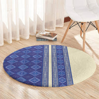 Mabuhay Philippines Festival Round Carpet Yakan Modern Filipiniana Inspired LT14 - Polynesian Pride