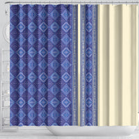 Mabuhay Philippines Festival Shower Curtain Yakan Modern Filipiniana Inspired LT14 - Polynesian Pride