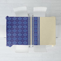 Mabuhay Philippines Festival Tablecloth Yakan Modern Filipiniana Inspired LT14 Blue - Polynesian Pride