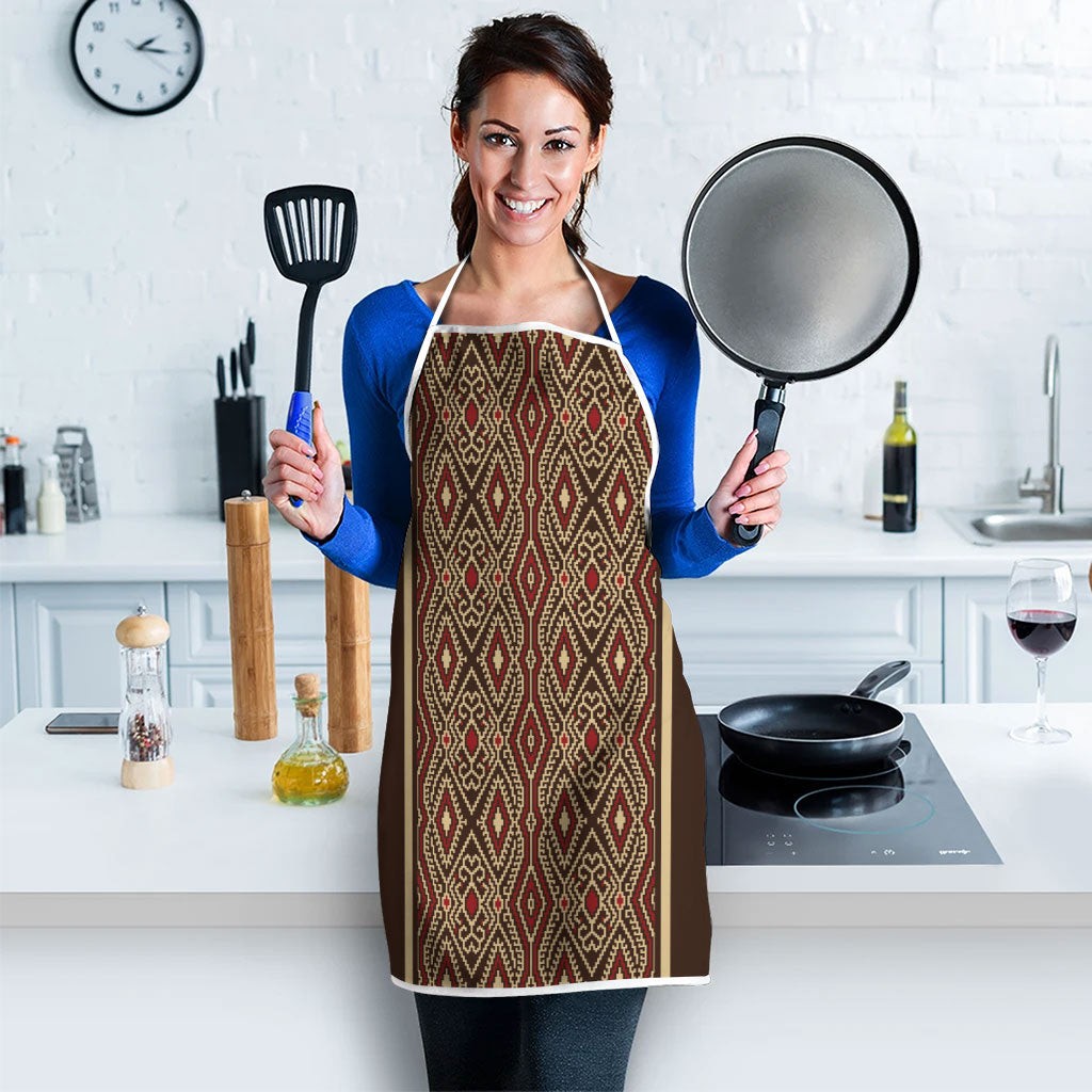 Mabuhay Philippines Festival Apron Tnalak Modern Filipiniana Inspired LT14 - Polynesian Pride
