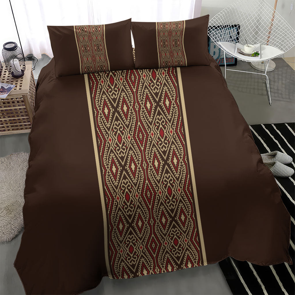 Mabuhay Philippines Festival Bedding Set Tnalak Modern Filipiniana Inspired LT14 - Polynesian Pride
