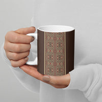 Mabuhay Philippines Festival Ceramic Mug Tnalak Modern Filipiniana Inspired LT14 - Polynesian Pride
