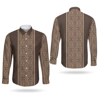 Mabuhay Philippines Festival Couples Matching Summer Maxi Dress and Long Sleeve Button Shirt Tnalak Modern Filipiniana Inspired LT14 - Polynesian Pride