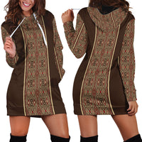 Mabuhay Philippines Festival Hoodie Dress Tnalak Modern Filipiniana Inspired LT14 - Polynesian Pride