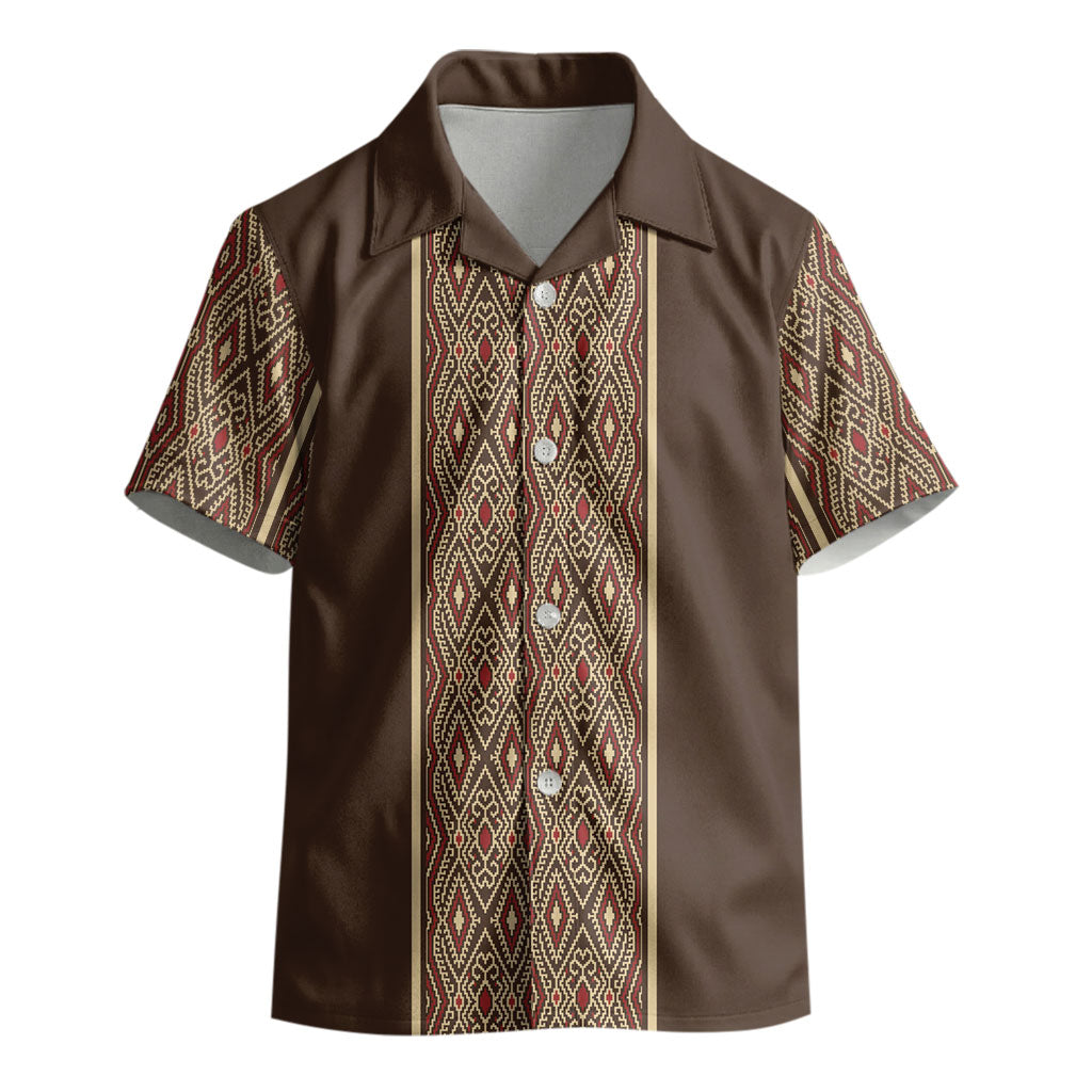 Mabuhay Philippines Festival Kid Hawaiian Shirt Tnalak Modern Filipiniana Inspired LT14 - Polynesian Pride