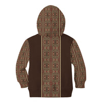Mabuhay Philippines Festival Kid Hoodie Tnalak Modern Filipiniana Inspired LT14 - Polynesian Pride