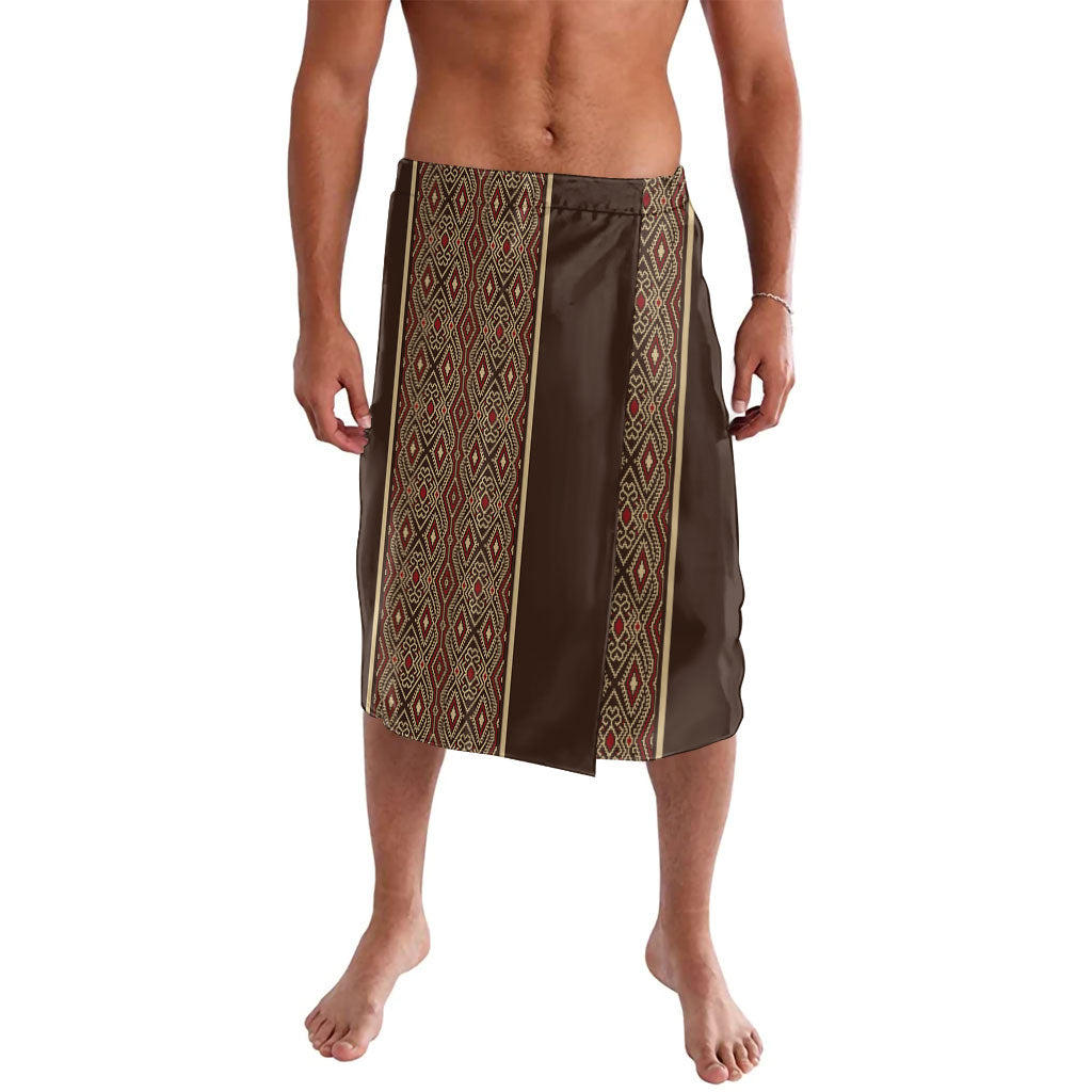 Mabuhay Philippines Festival Lavalava Tnalak Modern Filipiniana Inspired LT14 Brown - Polynesian Pride