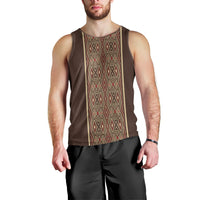 Mabuhay Philippines Festival Men Tank Top Tnalak Modern Filipiniana Inspired LT14 - Polynesian Pride
