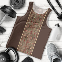 Mabuhay Philippines Festival Men Tank Top Tnalak Modern Filipiniana Inspired LT14 - Polynesian Pride