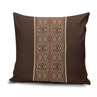 Mabuhay Philippines Festival Pillow Cover Tnalak Modern Filipiniana Inspired LT14 Brown - Polynesian Pride