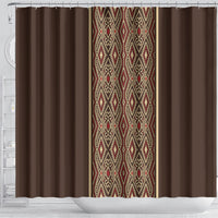 Mabuhay Philippines Festival Shower Curtain Tnalak Modern Filipiniana Inspired LT14 - Polynesian Pride