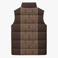 Mabuhay Philippines Festival Sleeveless Puffer Jacket Tnalak Modern Filipiniana Inspired LT14 - Polynesian Pride