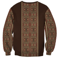 Mabuhay Philippines Festival Sweatshirt Tnalak Modern Filipiniana Inspired LT14 - Polynesian Pride