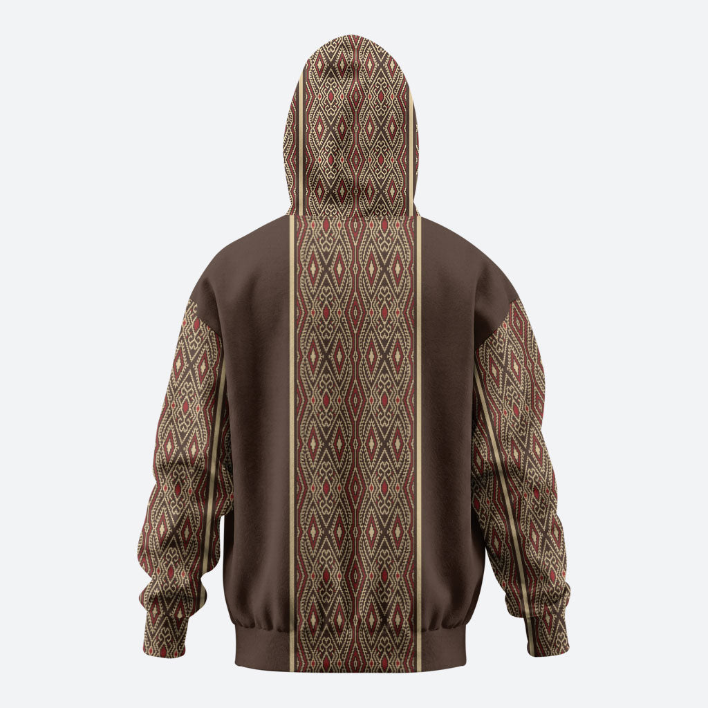 Mabuhay Philippines Festival Zip Hoodie Tnalak Modern Filipiniana Inspired LT14 - Polynesian Pride