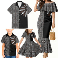 Mabuhay Philippines Festival Family Matching Mermaid Dress and Hawaiian Shirt Araw Tnalak Modern Filipiniana Inspired LT14 - Polynesian Pride