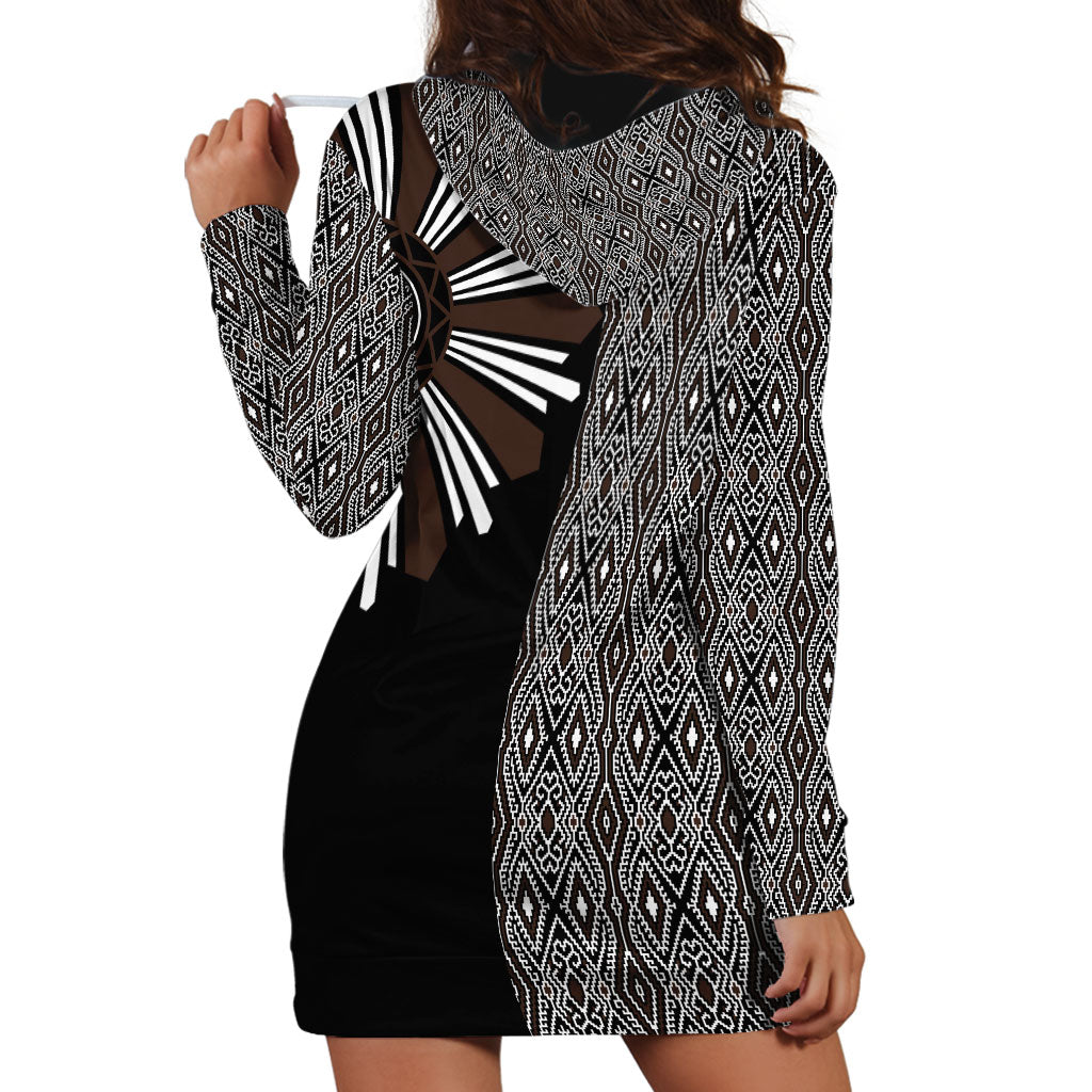 Mabuhay Philippines Festival Hoodie Dress Araw Tnalak Modern Filipiniana Inspired LT14 - Polynesian Pride