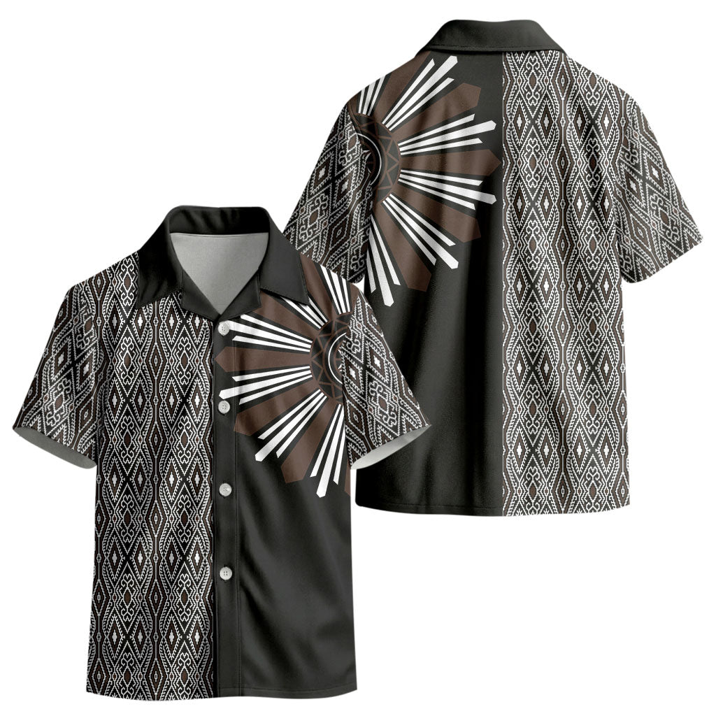 Mabuhay Philippines Festival Kid Hawaiian Shirt Araw Tnalak Modern Filipiniana Inspired LT14 - Polynesian Pride