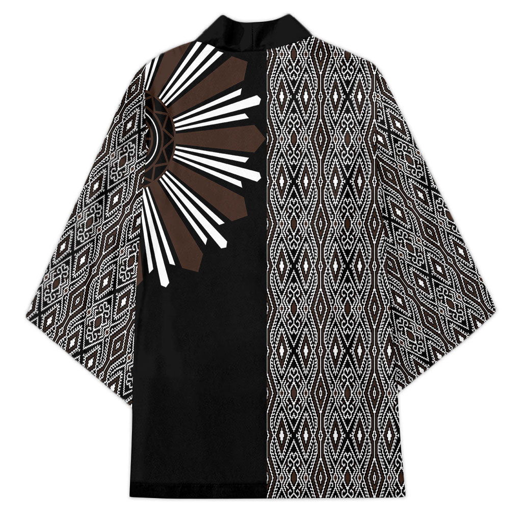 Mabuhay Philippines Festival Kimono Araw Tnalak Modern Filipiniana Inspired LT14 - Polynesian Pride
