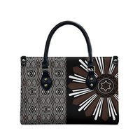 Mabuhay Philippines Festival Leather Bag Araw Tnalak Modern Filipiniana Inspired LT14 - Polynesian Pride