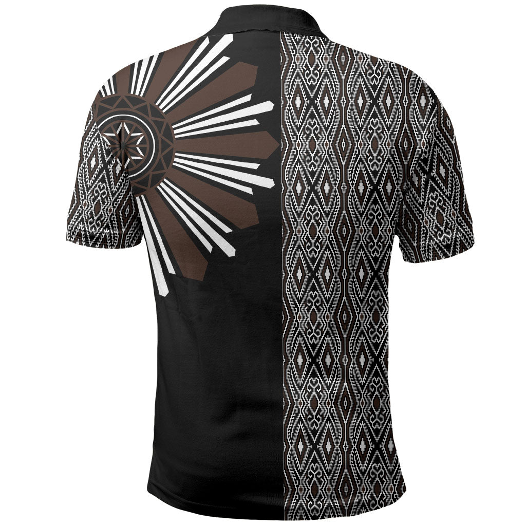 Mabuhay Philippines Festival Polo Shirt Araw Tnalak Modern Filipiniana Inspired LT14 - Polynesian Pride