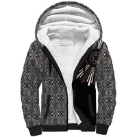 Mabuhay Philippines Festival Sherpa Hoodie Araw Tnalak Modern Filipiniana Inspired LT14 Unisex Black - Polynesian Pride