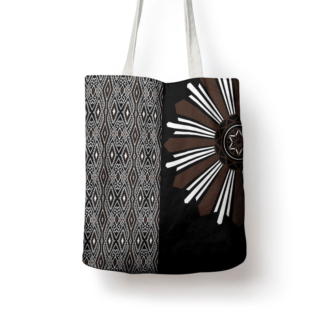 Mabuhay Philippines Festival Tote Bag Araw Tnalak Modern Filipiniana Inspired LT14 - Polynesian Pride