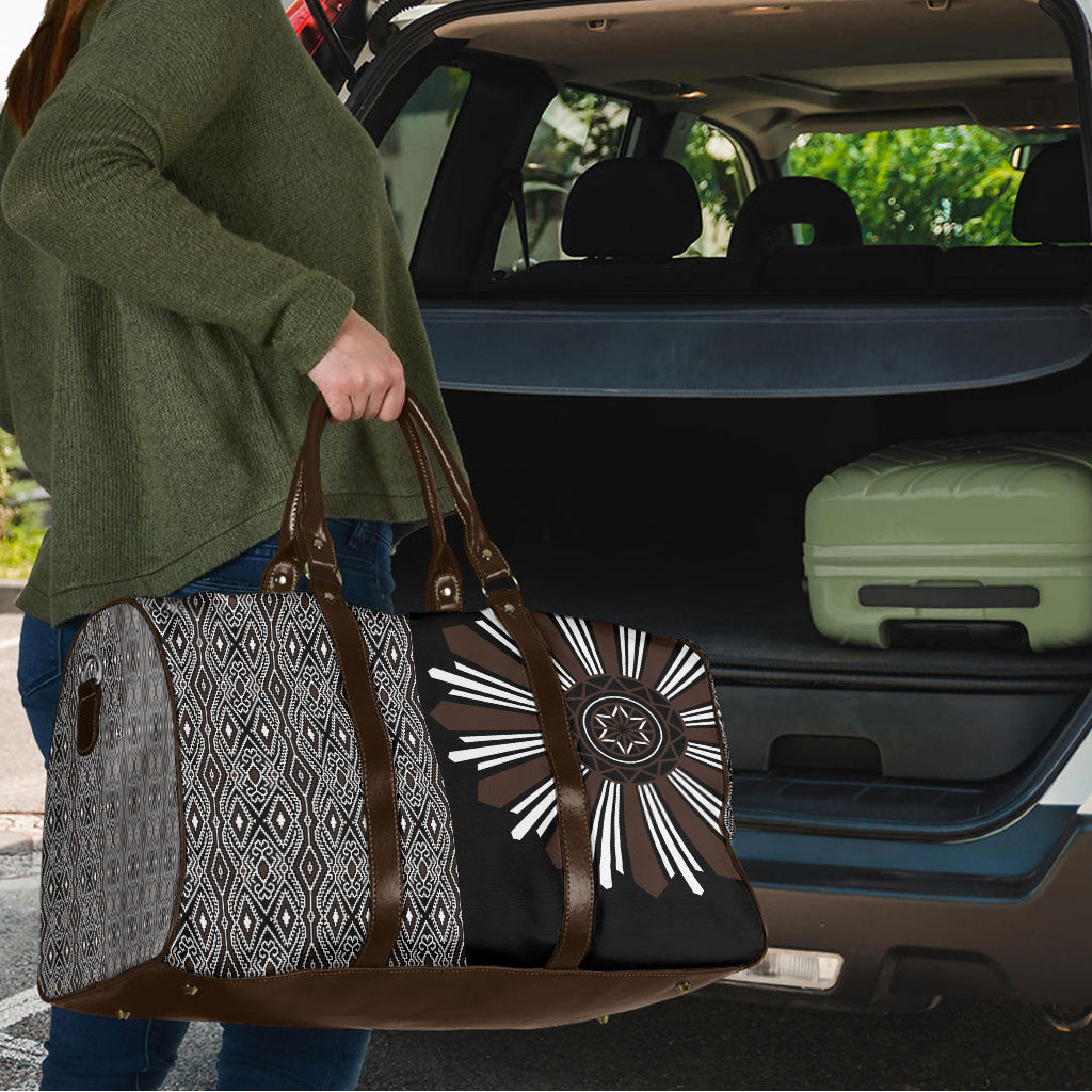 Mabuhay Philippines Festival Travel Bag Araw Tnalak Modern Filipiniana Inspired LT14 - Polynesian Pride