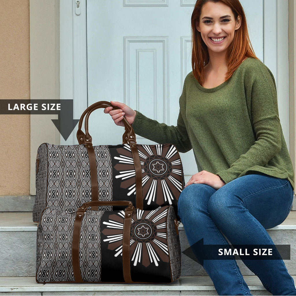 Mabuhay Philippines Festival Travel Bag Araw Tnalak Modern Filipiniana Inspired LT14 - Polynesian Pride