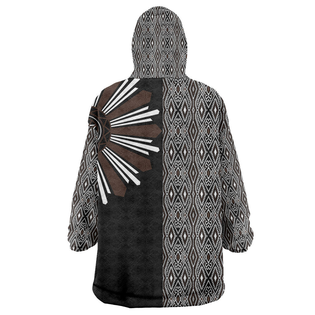 Mabuhay Philippines Festival Wearable Blanket Hoodie Araw Tnalak Modern Filipiniana Inspired LT14 - Polynesian Pride