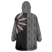 Mabuhay Philippines Festival Wearable Blanket Hoodie Araw Tnalak Modern Filipiniana Inspired LT14 - Polynesian Pride