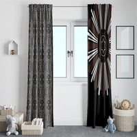 Mabuhay Philippines Festival Window Curtain Araw Tnalak Modern Filipiniana Inspired LT14 - Polynesian Pride
