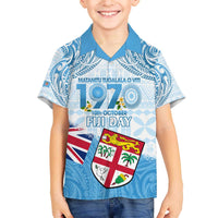 Fiji Day 1970 Family Matching Puletasi and Hawaiian Shirt Proud To Be A Fijian Tapa Pattern