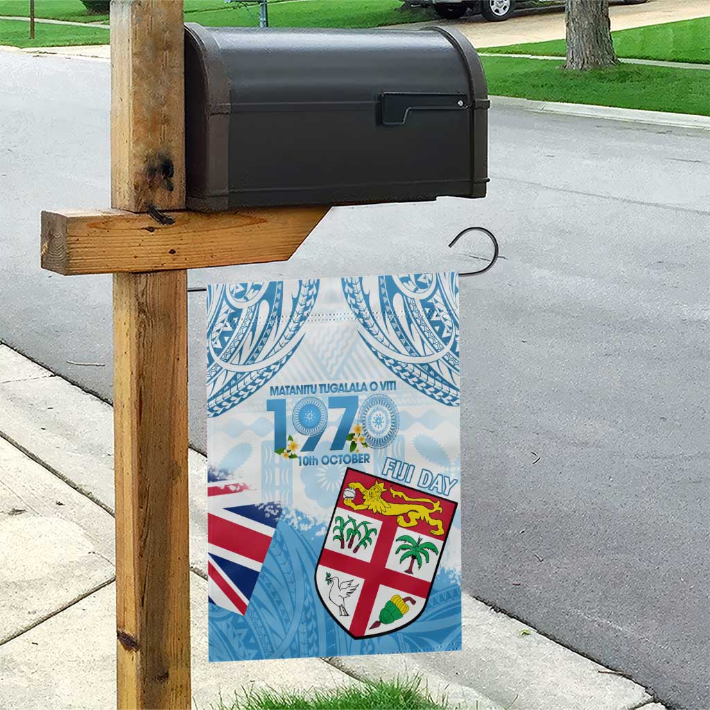 Fiji Day 1970 Garden Flag Proud To Be A Fijian Tapa Pattern