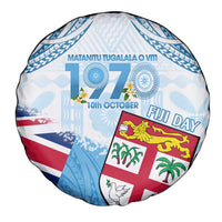 Fiji Day 1970 Spare Tire Cover Proud To Be A Fijian Tapa Pattern LT14 - Polynesian Pride