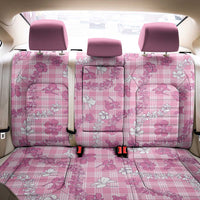 Alaka Aloha Hawaii Back Car Seat Cover Plumeria Lei With Palaka Motif - Polynesian Pride