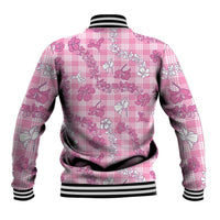 Alaka Aloha Hawaii Baseball Jacket Plumeria Lei With Palaka Motif - Polynesian Pride