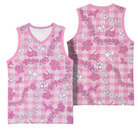 Alaka Aloha Hawaii Basketball Jersey Plumeria Lei With Palaka Motif - Polynesian Pride